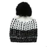Newborn Baby Girls Boys Winter Warmer Wool Fur Kids Cap Pompom Ball Knitted Hat Beanies Children Girl Boy Wool Fur Ball Cap