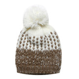 Newborn Baby Girls Boys Winter Warmer Wool Fur Kids Cap Pompom Ball Knitted Hat Beanies Children Girl Boy Wool Fur Ball Cap