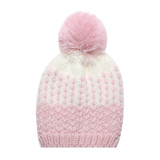 Newborn Baby Girls Boys Winter Warmer Wool Fur Kids Cap Pompom Ball Knitted Hat Beanies Children Girl Boy Wool Fur Ball Cap