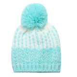 Newborn Baby Girls Boys Winter Warmer Wool Fur Kids Cap Pompom Ball Knitted Hat Beanies Children Girl Boy Wool Fur Ball Cap