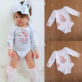 Newborn Baby Girls Boy Clothing Jumpsuit Bodysuit Long Sleeve Cotton Cute Animals Infant Clothes Baby Girl Outfits