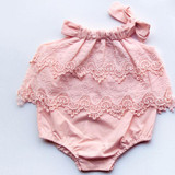 Newborn Baby Girls Bodysuit Cute Bebes Body Clothes Jumpsuit Outfit Sunsuit Flower Clothes 0-18M