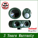 2Pcs Solar Powered Ultrasonic Cat Dog Animal Repeller Deterrent Scarer Repellent Outdoor Use Garden Supplies