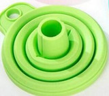 2pcs Silicone Foldable Collapsible Style Funnel Hopper kitchen tools kitchen gadgets accessories cooking tools cozinha