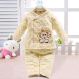 2pcs set !children Autumn & Winter Newborn baby girl clothes Infant clothing Soft cotton baby boy clothing set for baby born