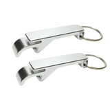 2pcs Portable Aluminum Alloy Key Ring Keychain Bottle Opener Beer Openers