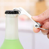 2pcs Portable Aluminum Alloy Key Ring Keychain Bottle Opener Beer Opener E2S