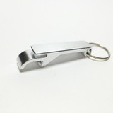 2pcs Portable Aluminum Alloy Key Ring Keychain Bottle Opener Beer Opener E2S