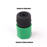 2pcs NuoNuoWell Plastic 1/2" 16mm Hose Quick Connector for Garden Micro Irrigation Watering Parts Pipe Fittings Tap Adapter
