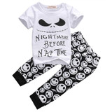 2pcs Newborn Baby Boys Girls Clothes Infant Toddler Short Sleeve T-shirt Tops + Pants Leggings Outfit Kids Clothing Set 0-18M