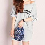 2PCS New 2017 Summer Ladies Women Homewear Set Cotton Nightwear Shorts Set Short Sleeve Shirt Hot Pant Sleepwear Pajamas