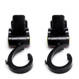 2Pcs Happy Mummy Pram Clips Hooks Stroller Pushchair Hooks Stroller Clips P15
