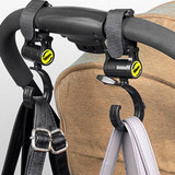 2Pcs Happy Mummy Pram Clips Hooks Stroller Pushchair Hooks Stroller Clips P15