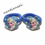 2PCS Girls Cartoon Hair Accessories Elsa Anna Princess Hair bands Acrylic Hair rope Hair ring Children Head wear Party Gifts