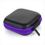 2Pcs Headphones Earphone Cable Earbuds Storage Hard Case Carrying Pouch bag SD Card Hold box