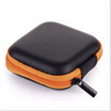 2Pcs Headphones Earphone Cable Earbuds Storage Hard Case Carrying Pouch bag SD Card Hold box