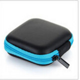 2Pcs Headphones Earphone Cable Earbuds Storage Hard Case Carrying Pouch bag SD Card Hold box