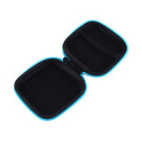 2Pcs Headphones Earphone Cable Earbuds Storage Hard Case Carrying Pouch bag SD Card Hold box