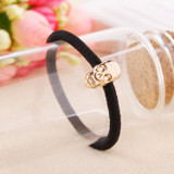 2pcs Fashion Girl Headwear Solid Black Headbands Head Elastic rubber ring Bands Rope Scrunchy Hair Accessories For Women Tie Gum 2pcs Fashion Girl Headwear Solid Black Headbands Head Elastic rubber ring Bands Rope Scrunchy Hair Accessories For Women Tie Gum