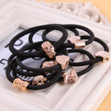 2pcs Fashion Girl Headwear Solid Black Headbands Head Elastic rubber ring Bands Rope Scrunchy Hair Accessories For Women Tie Gum 2pcs Fashion Girl Headwear Solid Black Headbands Head Elastic rubber ring Bands Rope Scrunchy Hair Accessories For Women Tie Gum