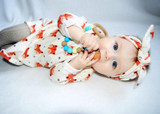 2Pcs Fashion Baby Girl Dress Newborn Baby Girls Pajamas Cotton Fox Dress Headband Outfit Cute Sets Clothes
