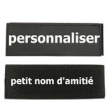 2Pcs Custom Dog k9 Pet Harness Collar Label Personalize SERVICE Dog DIY Name Police k9 Pets Dog Harness Vest Label Sticker