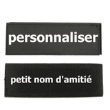 2Pcs Custom Dog k9 Pet Harness Collar Label Personalize SERVICE Dog DIY Name Police k9 Pets Dog Harness Vest Label Sticker