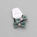 2PCS Creative Little Bowknot Girls Hair Accessories Princess Headwear Children Hair Ropes Baby Headdress Kids Elastic Hair Bands