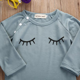 2Pcs Clothes Newborn Kids Infant Baby Girls Tops Shirt+Long Pants Outfits Set