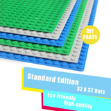2Pcs Classic Base Plates Plastic Bricks Baseplates Compatible Legoed Major Brands Building Blocks Construction Toys 32*32 Dots
