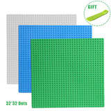 2Pcs Classic Base Plates Plastic Bricks Baseplates Compatible Legoed Major Brands Building Blocks Construction Toys 32*32 Dots