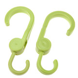 2pcs Baby Stroller Rotatable Hook Stroller Shopping Hook Clips Pram Accessories Double Hung Hook For Cart Carriages Wheelchairs