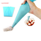 Reusable Silicone Pastry Bag Cake Tool Decorating Cream Icing Piping Bag Tool Bakery Dessert Baking Kitchen Accessories