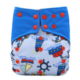 Reusable Diaper Nappies Washable Bamboo Charcoal AI2 Cloth Pocket Diapers with Insert Microfibra Infant Baby Diaper Cover