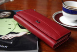 Qianxilu Brand Genuine Leather Wallet for Women,High Quality Coin Purse Female 2017