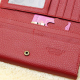 Qianxilu Brand Genuine Leather Wallet for Women,High Quality Coin Purse Female 2017
