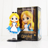 Q Posket Princess Figure Toy Alice in The Wonderland Ariel The Little Mermaid Beauty Model Dolls