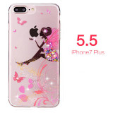 PZOZ For iphone 7 Case Rhinestone Glitter Silicone Cover Original For iphone 7 Plus Luxury Crystal Diamond Soft Shell 4.7&5.5