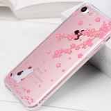 PZOZ For iphone 7 Case Rhinestone Glitter Silicone Cover Original For iphone 7 Plus Luxury Crystal Diamond Soft Shell 4.7&5.5