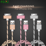 PZOZ For iphone 4 Cable 30 pin Charger Adapter Original USB Cabel Fast Charger For iphone 4s  iphone 4 s iphone 3GS iPad 2 3