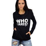 PZLCXH 2017 Autumn Women Hoodies Sweatshirt Women Tracksuit Casual Long-sleeve Letter Print Hooded Sweatshirts Pullovers DQ033