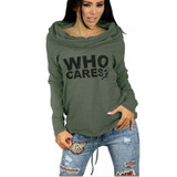 PZLCXH 2017 Autumn Women Hoodies Sweatshirt Women Tracksuit Casual Long-sleeve Letter Print Hooded Sweatshirts Pullovers DQ033