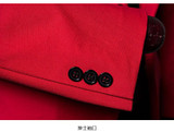 PYJTRL Brand Men's Casual Red Suit Jacket Plus Size 4XL Wedding Slim Fit Men Blazer Stage Costumes For Singers Costume Homme