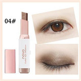 Double Color Eyeshadow Stick Stereo Gradien Shimmer Color Eye Shadow Cream Pen Eye Makeup Palette Cosmetics