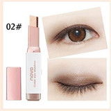 Double Color Eyeshadow Stick Stereo Gradien Shimmer Color Eye Shadow Cream Pen Eye Makeup Palette Cosmetics