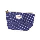 Dot Pattern Cosmetic Bag Women Portable Makeup Bags Lady Zipper Cosmetics Bag Pencil Bag Girl Travel Make Up Pouch