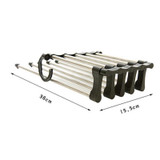 Doreen Box Creative Clothes Rack Movable Hangers Home Multifunctional Drying Racks Trousers Pants Scarf Multi-layer Storage Rack