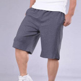 6xl Plus Size Men Shorts Summer Solid Baggy Loose Drawstring Thin Shorts Cotton Casual Shorts Extra Large Big Size 5XL 6XL 7XL