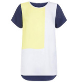 6XL Loose Long Blusas Casual Women Plus Size Patchwork Chiffon Summer Geometric Blouse Shirt