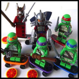 6Pcs/Set Turtle Leonardo Raphael Michelangelo Donatello Model Building Block Toys BELA Brinquedos For Children Compatible Legoe